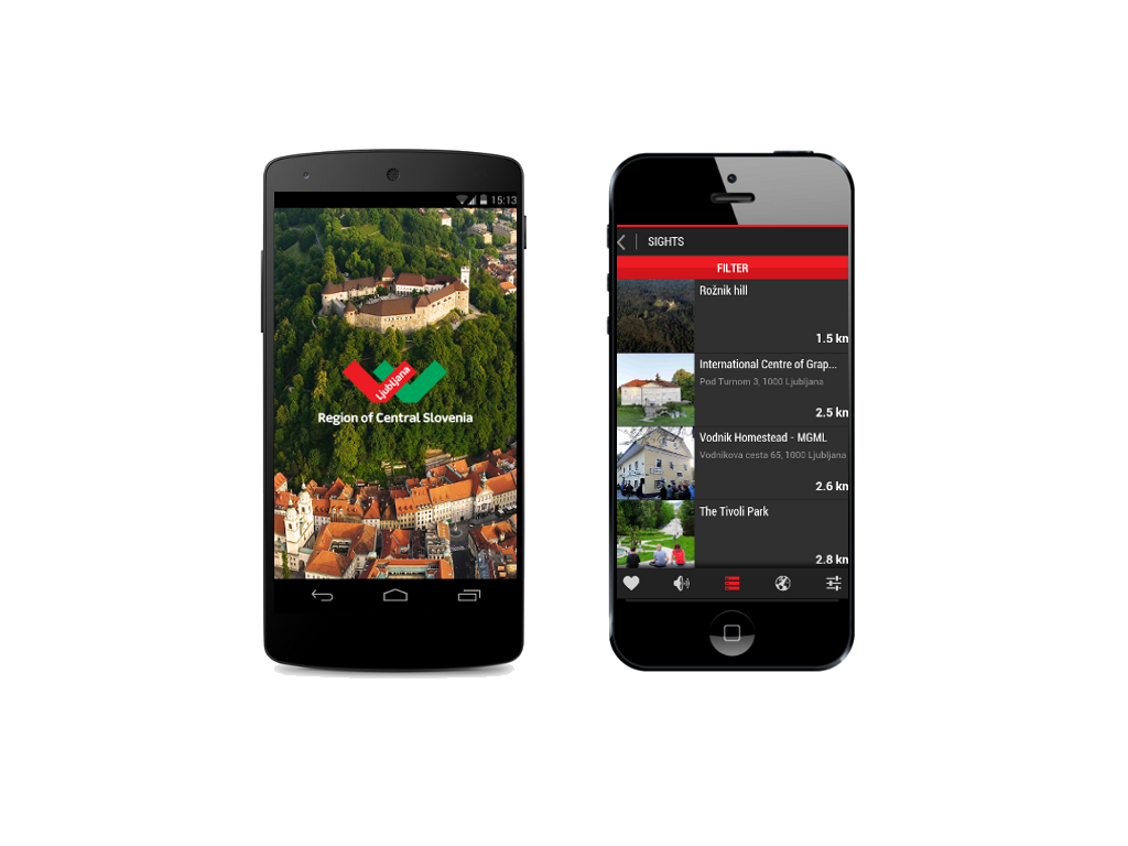 Visit Ljubljana - Mobile application